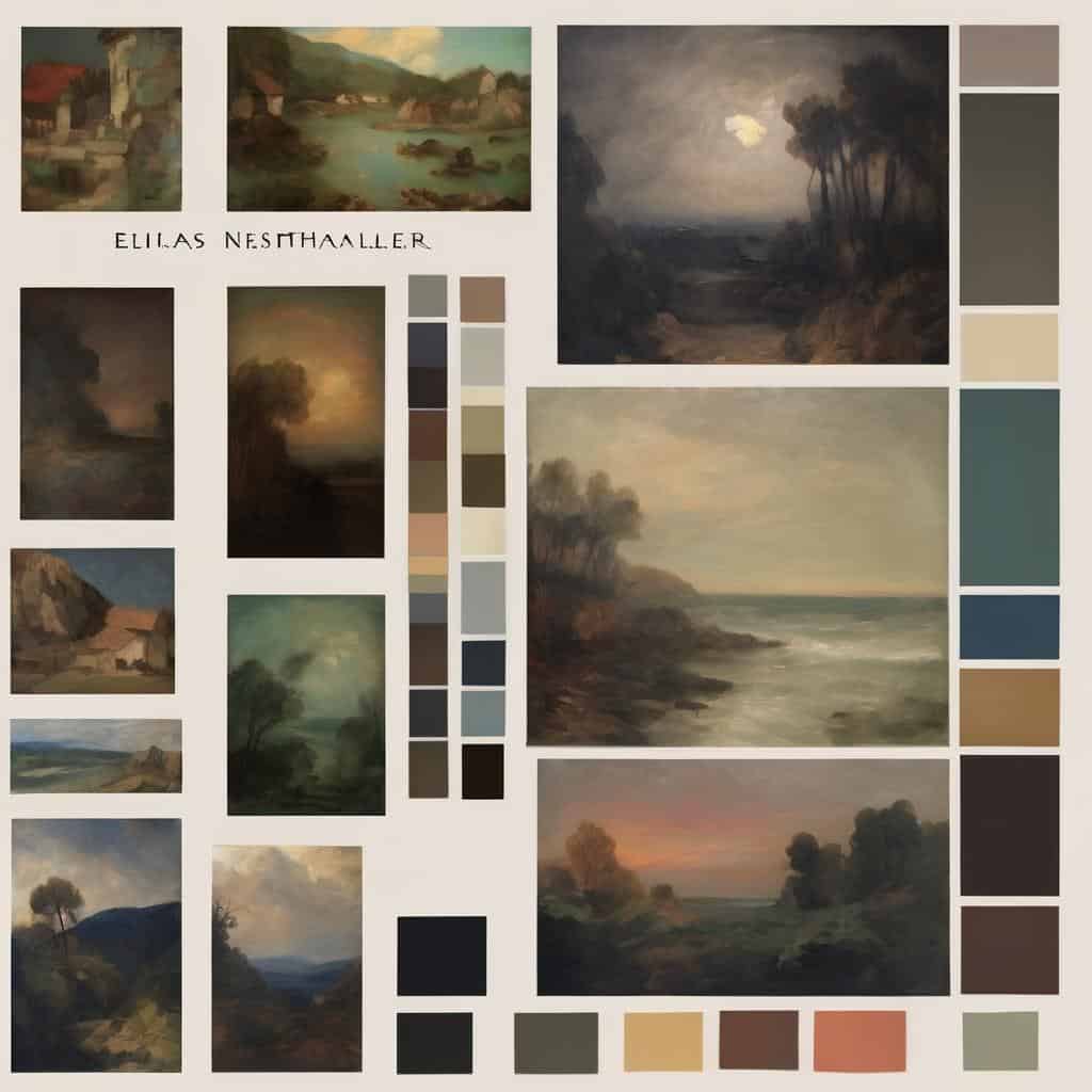 Νηφάλιση και δημιουργία στην τέχνη του Ellis Nesthaller, σύγχρονη καλλιτεχνική ανατροπή με φυσικά τοπία και εκπληκτικές χρωματικές παλέτες.